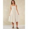 Haven Adelfia Shirred Dress Hot
