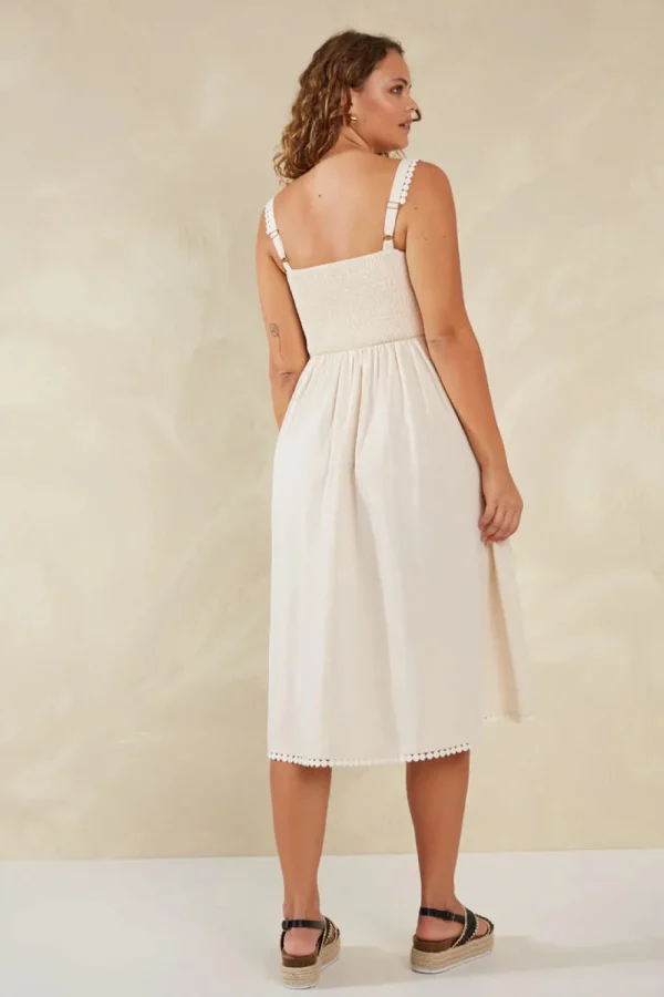 Haven Adelfia Shirred Dress Hot