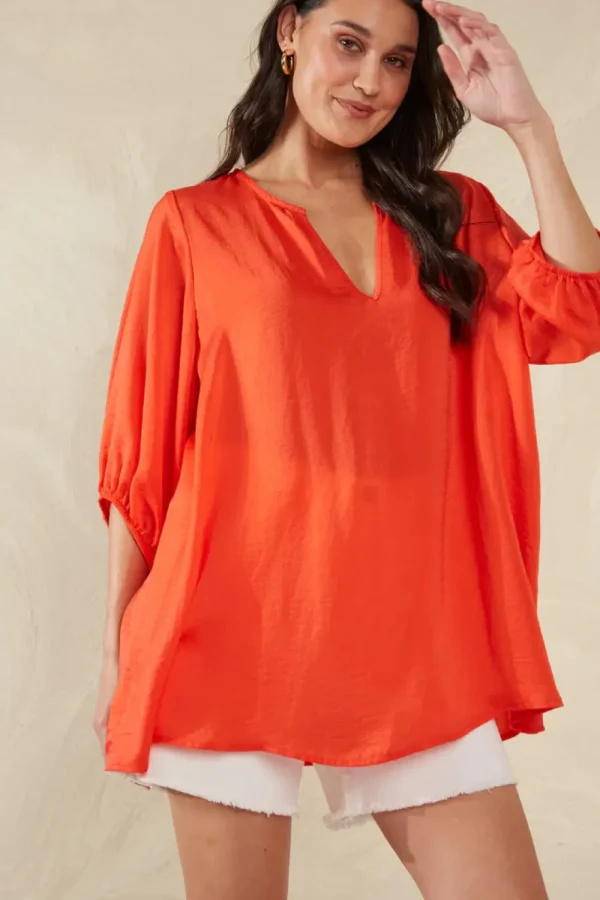 Haven Portofino Relaxed Top -Aperol Best