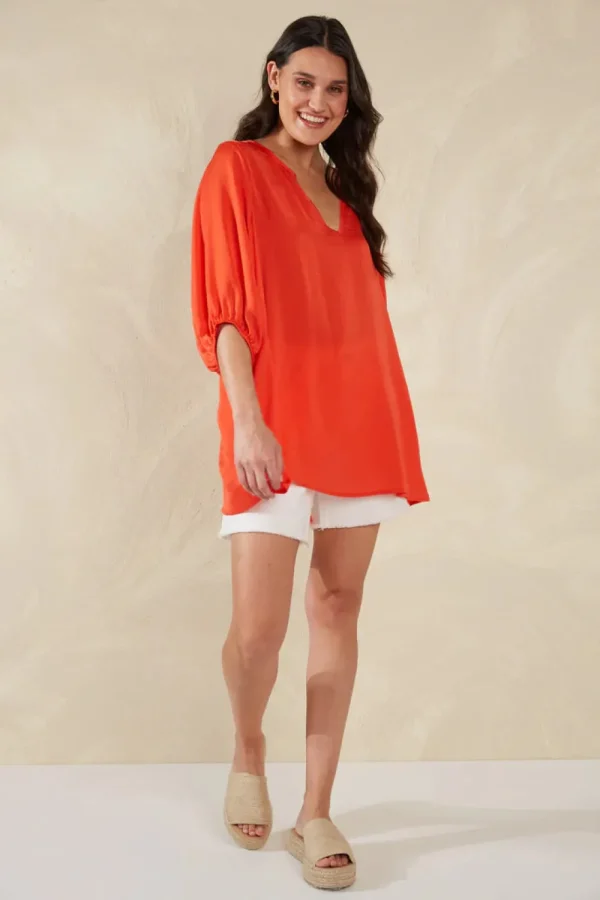 Haven Portofino Relaxed Top -Aperol Best