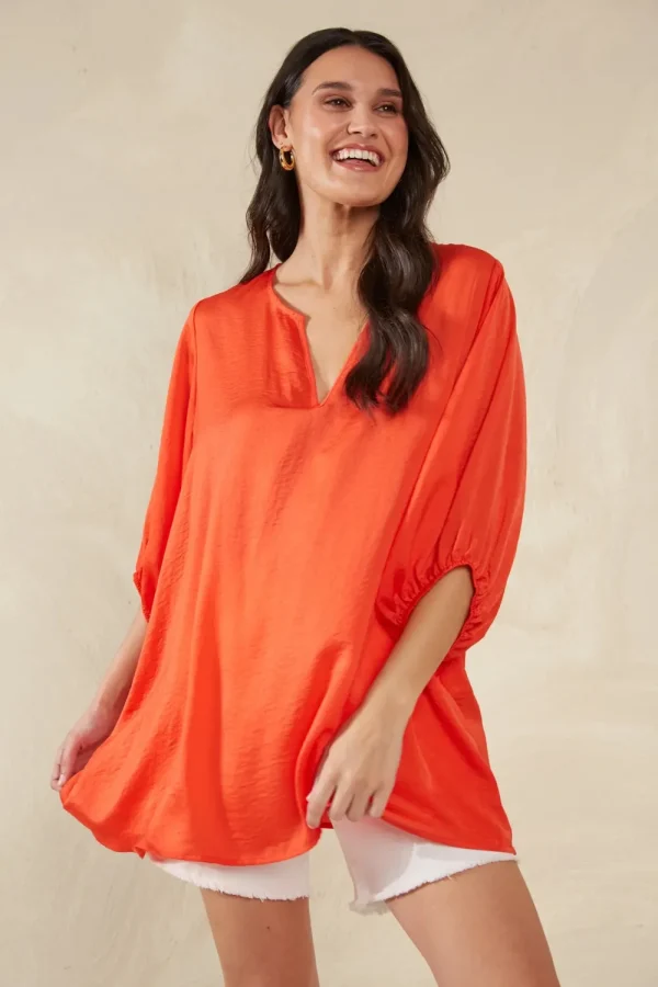 Haven Portofino Relaxed Top -Aperol Best