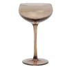 Here's How The Lou Coupe Glass - Set of 2 Smoke Online