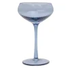 Here's How The Lou Coupe Glass - Set of 2 Blue Fashion