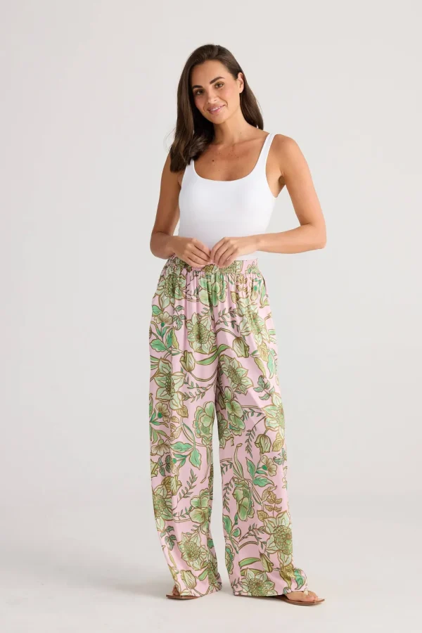 Holiday Playa Pants - Columbian Floral Clearance