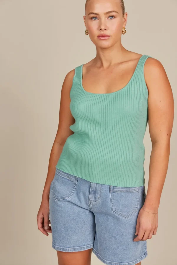 Isle Of Mine Adele Tank - Seafoam Online