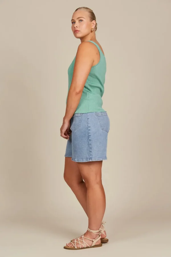 Isle Of Mine Adele Tank - Seafoam Online