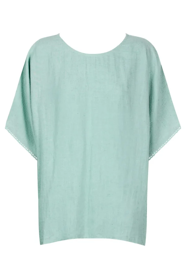 Isle Of Mine Amelie Relaxed Top - Seafoam Clearance