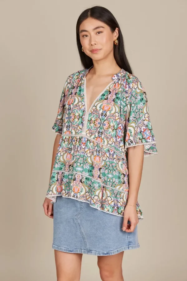 Isle Of Mine Esme Top - Lotus Fleuron Sale