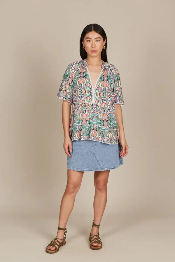 Isle Of Mine Esme Top - Lotus Fleuron Sale