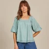 Isle Of Mine Fleur Top - Seafoam Sale