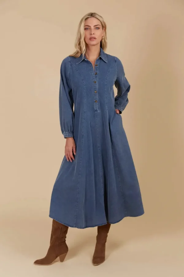 Isle Of Mine Freya Dress - Denim Sale