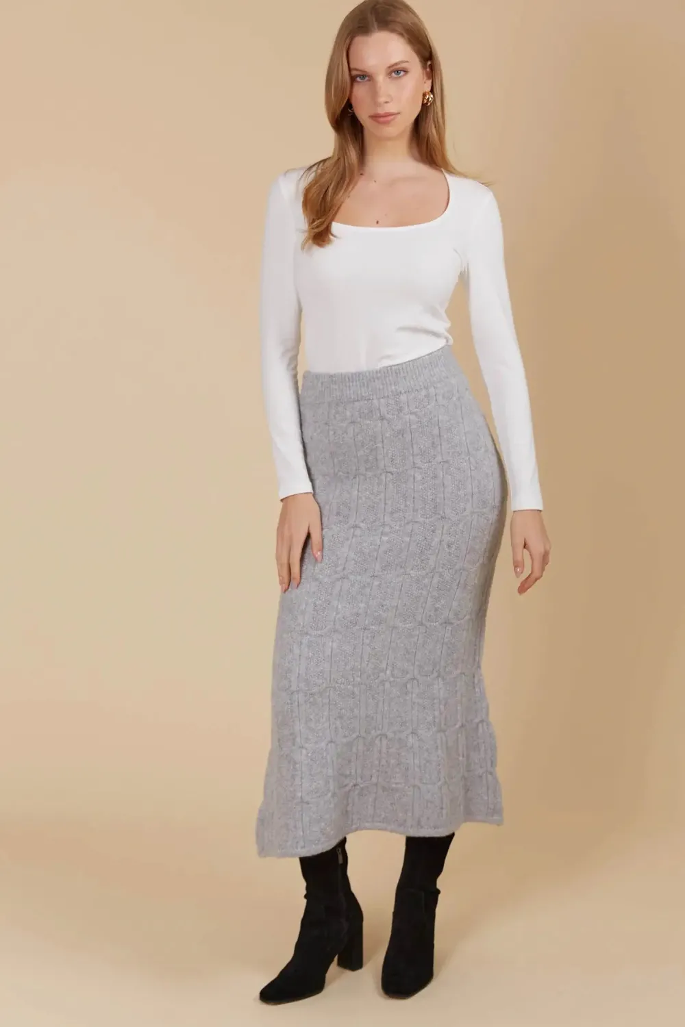 isle_of_mine_hera_knit_sk_1.webp Isle Of Mine Hera Knit Skirt - Marle Best