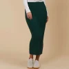 Isle Of Mine Juno Knit Skirt - Pine Best