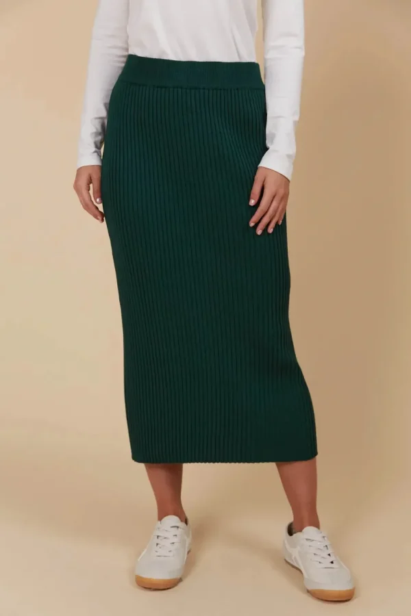 Isle Of Mine Juno Knit Skirt - Pine Best