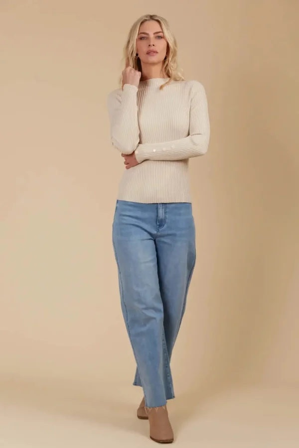 Isle Of Mine Juno Knit Top - Canvas Discount