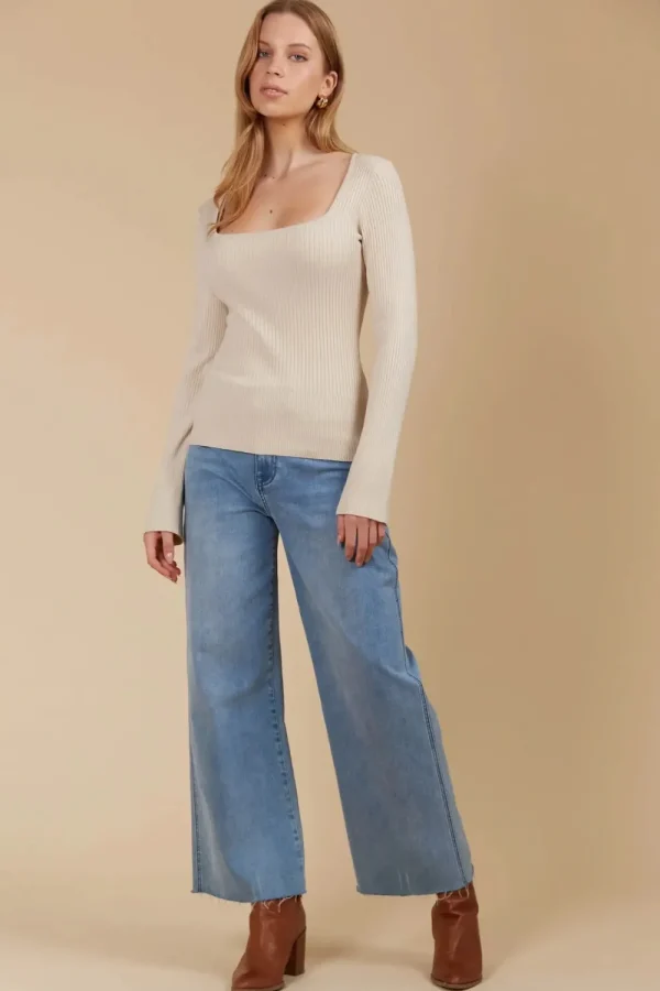 Isle Of Mine Juno Square Neck Top - Canvas Outlet