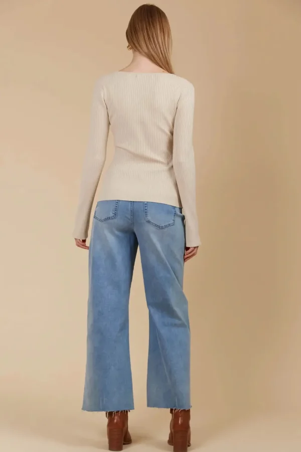 Isle Of Mine Juno Square Neck Top - Canvas Outlet