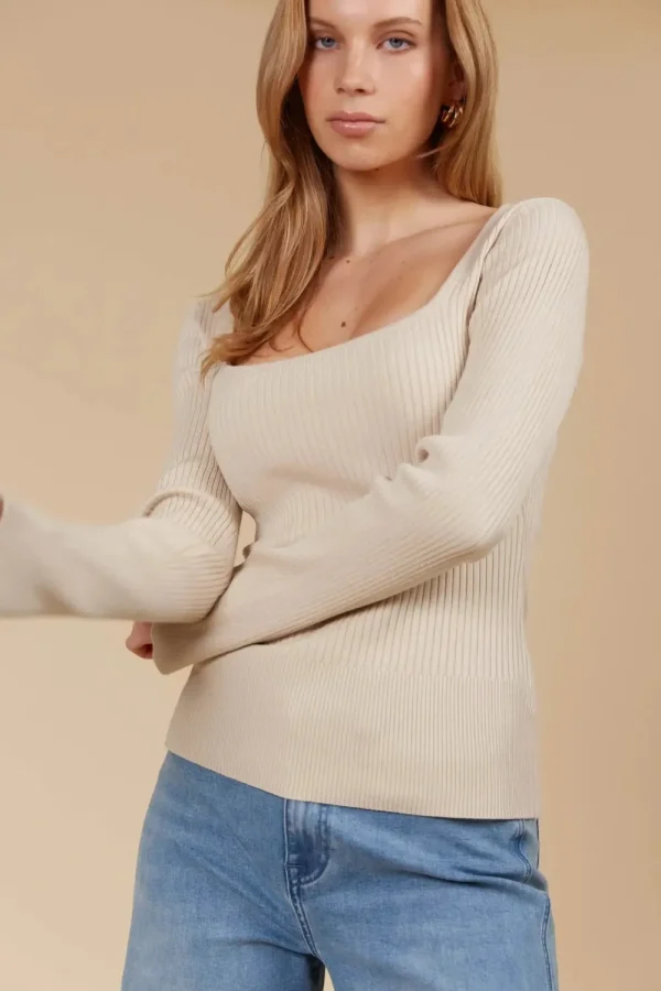 Isle Of Mine Juno Square Neck Top - Canvas Outlet