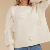 Isle Of Mine Miru Flower Jumper- Canvas Fashion