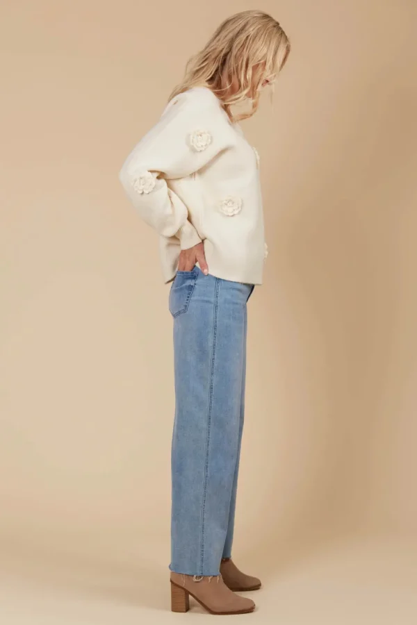 Isle Of Mine Miru Flower Jumper- Canvas Fashion