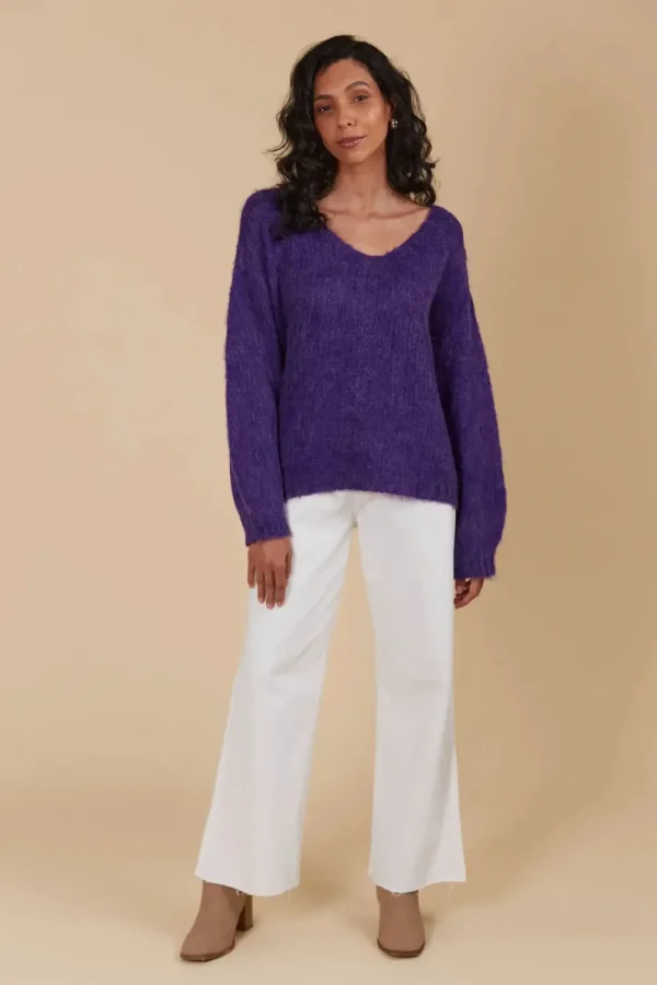 Isle Of Mine Pallas Jumper - Violet Clearance
