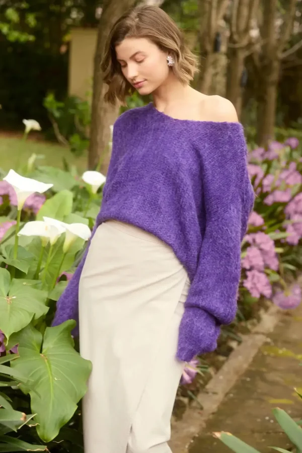 Isle Of Mine Pallas Jumper - Violet Clearance