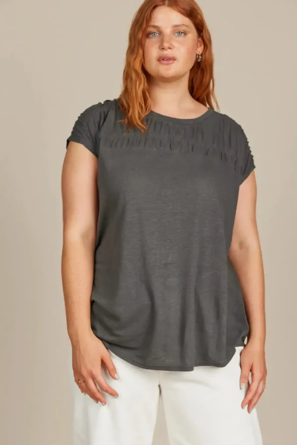 Isle Of Mine Sabine TShirt - Graphite Best
