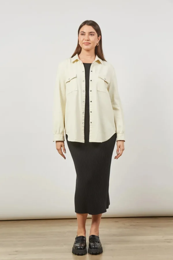 Isle Of Mine Urban Shirt - Creme Creme Discount
