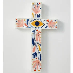 Jones & Co TULUM CROSS LARGE Multi Eye Hot