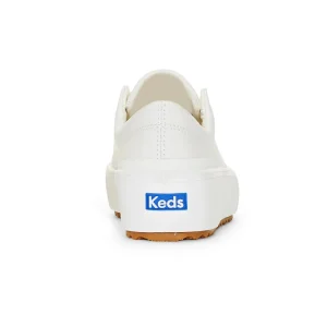 KEDS Remi Leather Snow White Sneakers New
