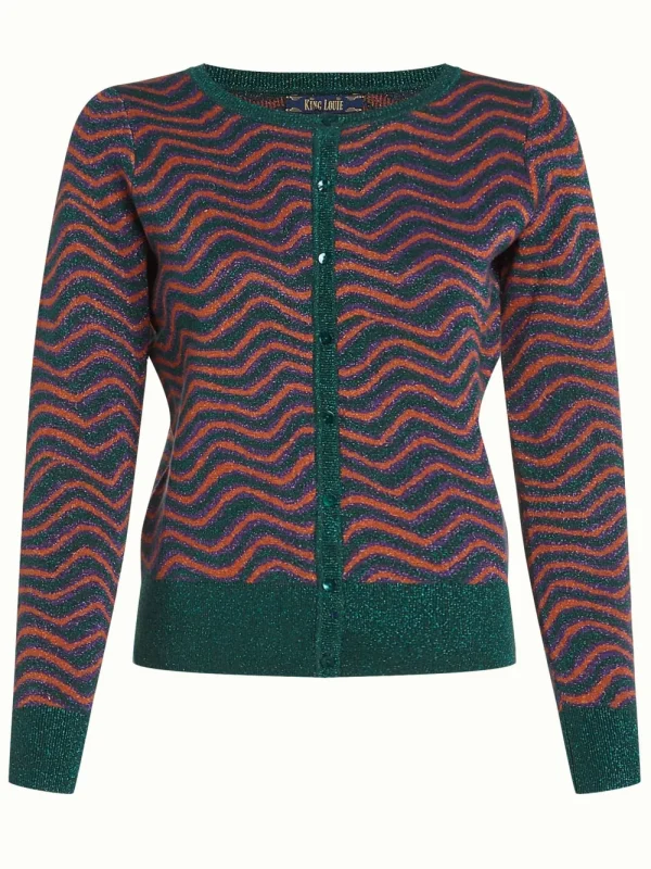 King Louie - Cardi Roundneck- Lava Online