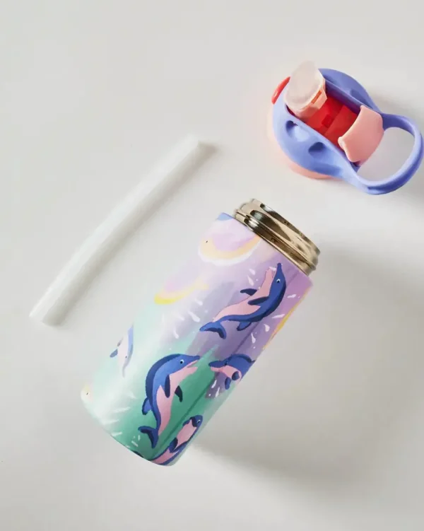 Kip & Co Dolphin Magic Kids Water Bottle Sale