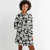 Kip & Co Flower Face Adult Sicilian Shirt Dress Best