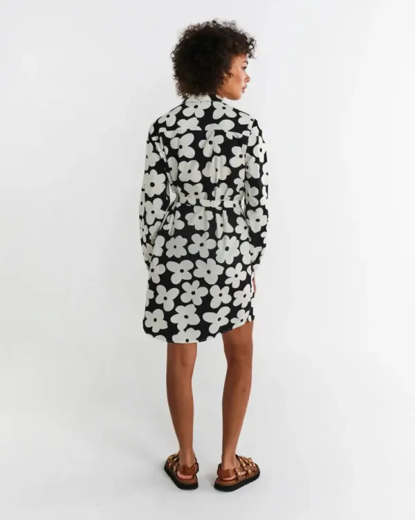 Kip & Co Flower Face Adult Sicilian Shirt Dress Best