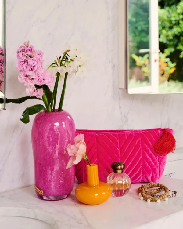 Kip & Co Me And You Velvet Toiletry Bag Clearance