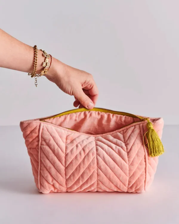 Kip & Co Tuscan Sunset Velvet Toiletry Bag Discount