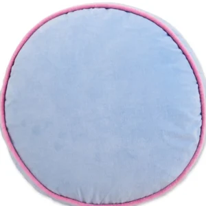 Kip & Co Velvet Pea Cushion - Bay Blue Best