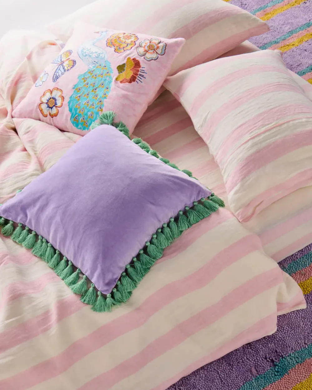 kip__co_wisteria_lane_vel_1.webp Kip & Co Wisteria Lane Velvet Tassel Cushion Discount