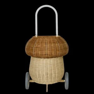 Olli Ella Rattan Mushroom Luggy- Natural Online
