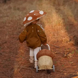 Olli Ella Rattan Mushroom Luggy- Natural Online