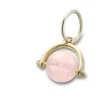 Palas Rose Quartz Love Spinner Charm Outlet