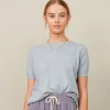 POL Calypso Pocket Tee - Blue Clearance