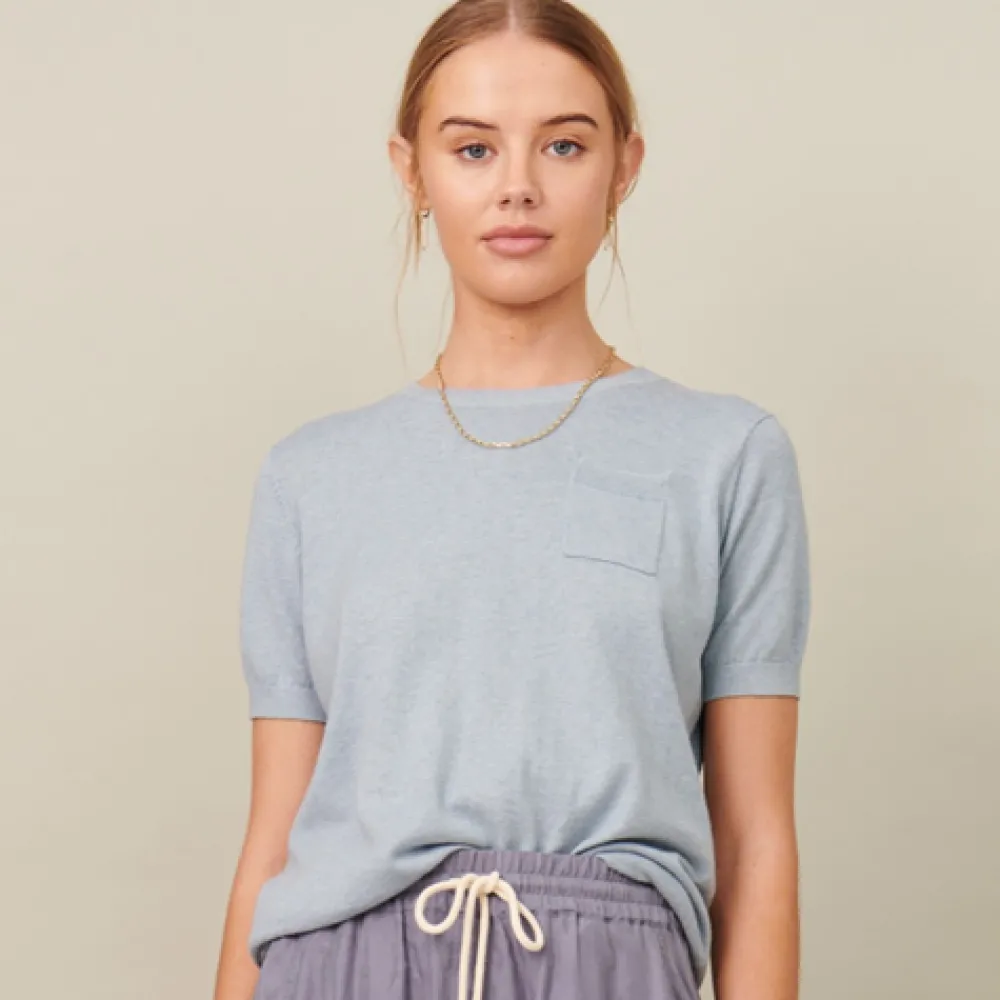 pol_calypso_pocket_tee__b_0.webp POL Calypso Pocket Tee - Blue Clearance