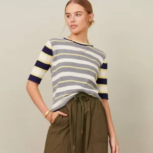 POL Clauida Tee - SIlver Sale