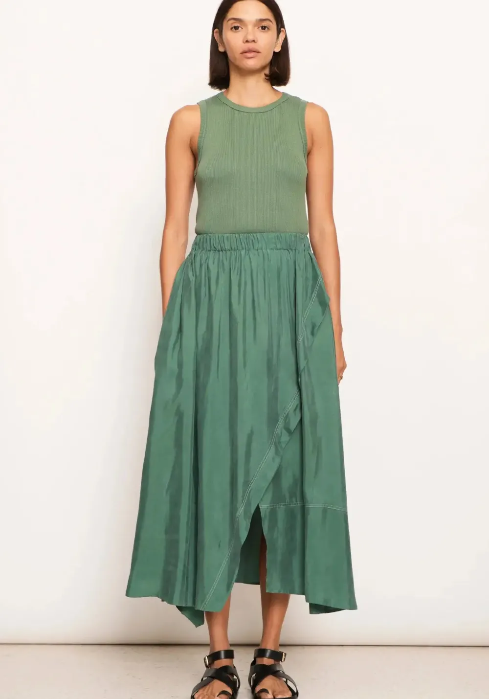 pol_vault_wrap_skirt__gre_1.webp POL Vault Wrap Skirt - Green Discount