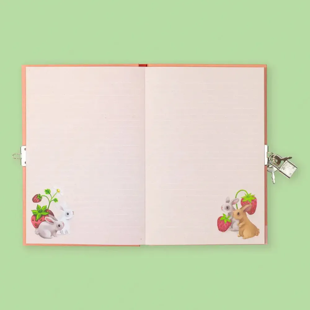 tiger_tribe_lockable_diar_1.webp Tiger Tribe Lockable Diary - Berry Bunny Best