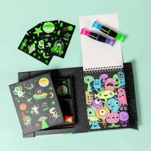 Tiger Tribe - Neon Colouring Set Outer Space Fashion
