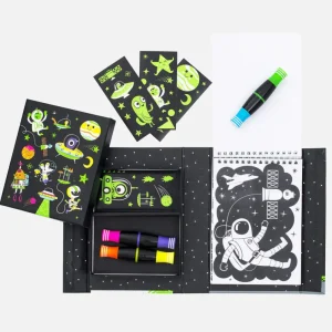 Tiger Tribe - Neon Colouring Set Outer Space Fashion