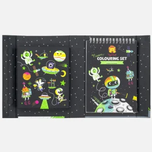 Tiger Tribe - Neon Colouring Set Outer Space Fashion