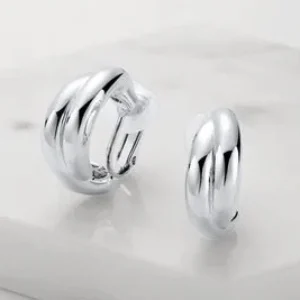 Zafino Peyton Clip On Earrings Silver Sale